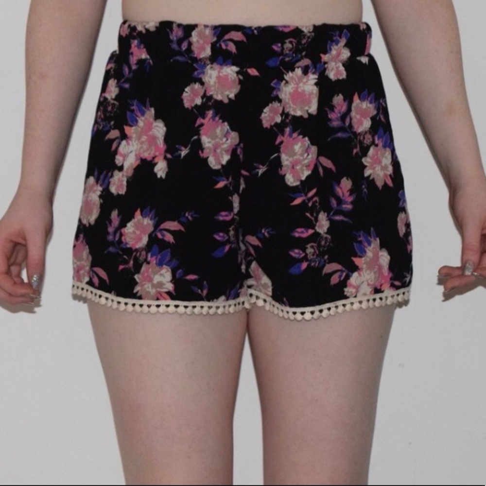 Flowy Floral Shorts